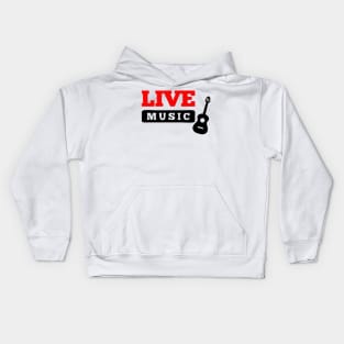 live music Kids Hoodie